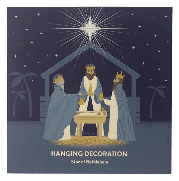 Závěsná dekorace Star of Bethlehem Gold Pluto Design