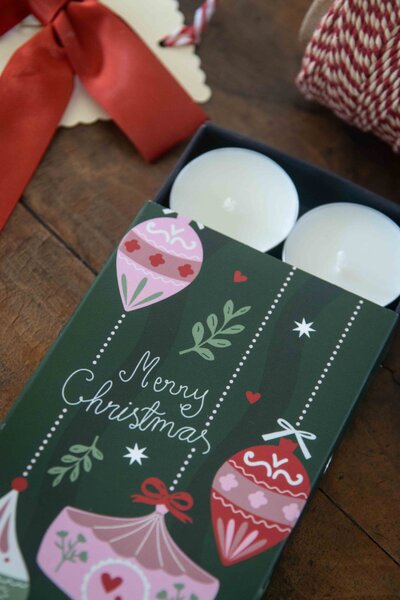 Vonné čajové svíčky Ornaments - set 8 ks Pluto Design