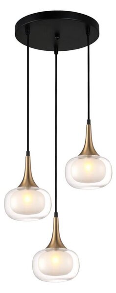 ITALUX PND-99709-3A-BRO-CL - Lustr na lanku KONILA 3xG9/10W/230V