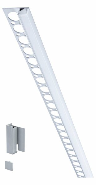 PAULMANN LumiTiles LED Strip Profil Frame 2m hliník eloxovaný/satén