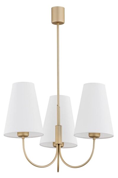 Argon 6267 - Lustr na tyči SAFIANO 3xE27/15W/230V zlatá