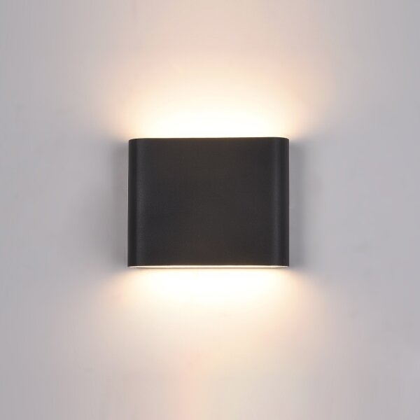 ITALUX PL-206B - LED Venkovní nástěnné svítidlo ROMANO LED/6W/230V 3000K