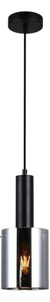 ITALUX PND-5581-1-BK+SG - Lustr na lanku SARDO 1xE27/40W/230V černá