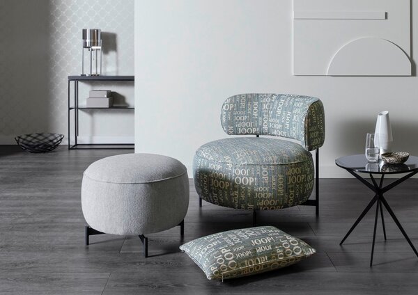 DESIGNOVÉ KŘESLO, textil, modrá, zelená Joop! - Křesla klasická