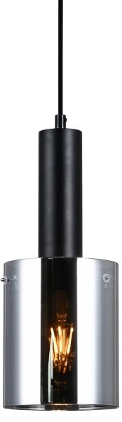 ITALUX PND-5581-1-BK+SG - Lustr na lanku SARDO 1xE27/40W/230V černá