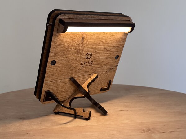"Strom života" lampa 19x19cm provedení povrchu: dub světlý