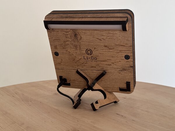 "Strom života" lampa 19x19cm provedení povrchu: dub světlý