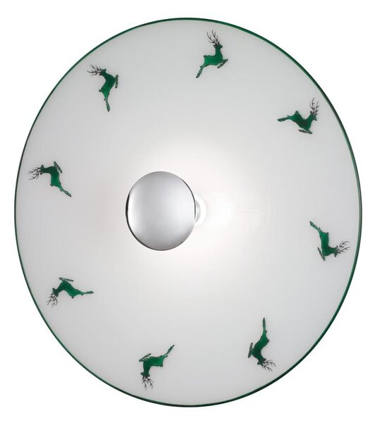 Kolarz A1353.61.XL.5.G.100-Nástěnné svítidlo NONNA 1xE27/100W/230V jeleni zelená
