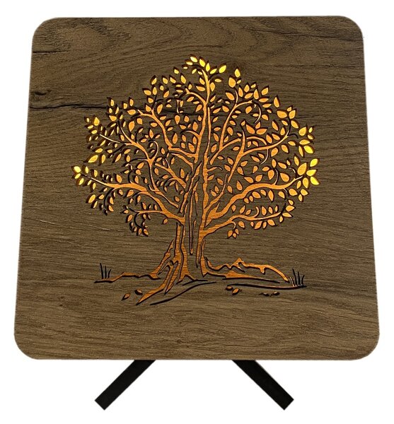 "Lípa" lampa 31x31cm provedení povrchu: dub světlý