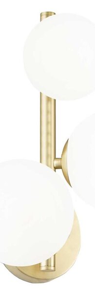 Ideal Lux - LED Nástěnné svítidlo PERLAGE 3xG9/3W/230V zlatá/bílá