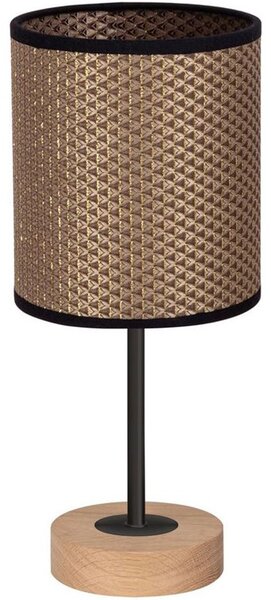 Spot-Light 7017401011553 - Stolní lampa BENITA 1xE27/60W/230V dub