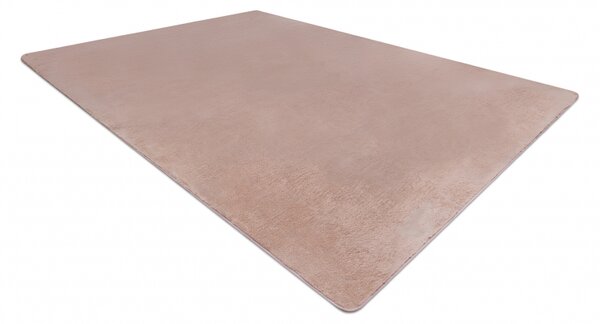 Makro Abra Kusový koberec jednobarevný Shaggy POSH protiskluzový pratelný růžový Rozměr: 50x80 cm