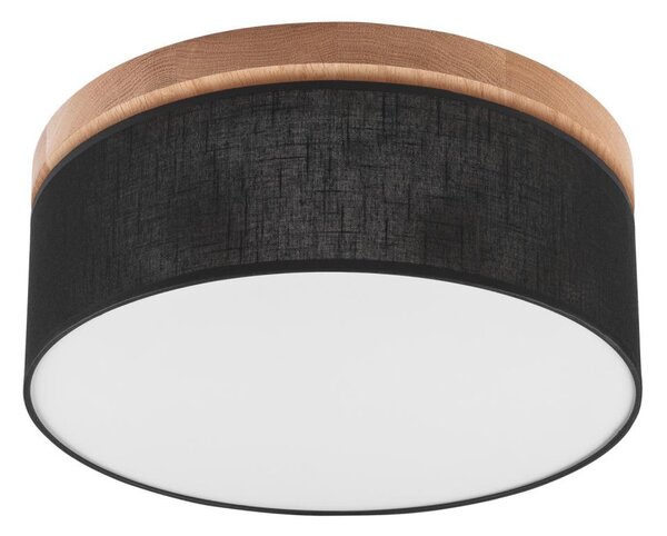 Brilagi - LED Stropní svítidlo BELLADONNA 2xE27/15W/230V pr. 40 cm černá/dub