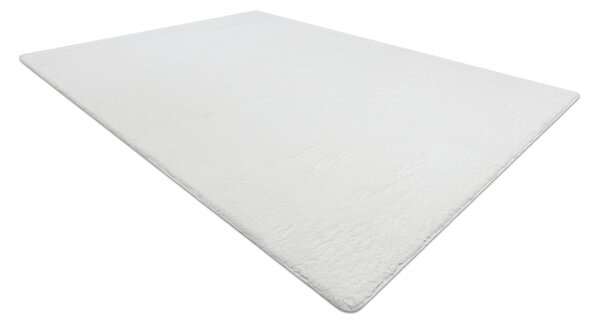 Makro Abra Kusový koberec jednobarevný Shaggy POSH protiskluzový pratelný slonová kost Rozměr: 50x80 cm