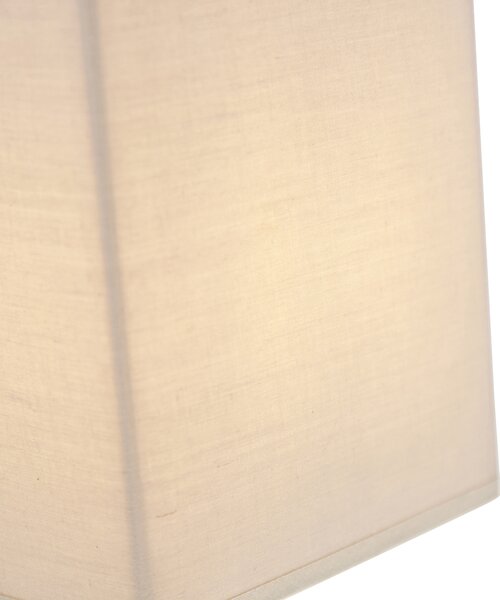 Rustikální nástěnná lampa béžová - Vete