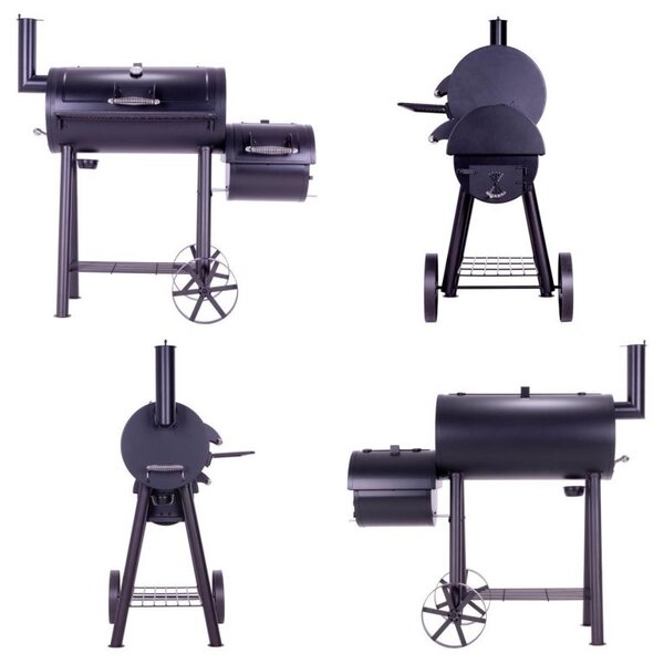 Zahradní gril s udírnou XL BBQ 2 s ochranným krytem