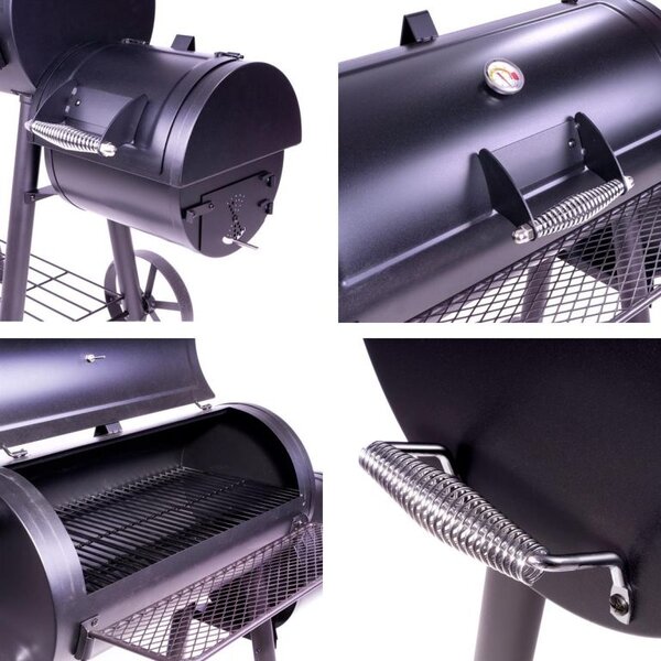 Zahradní gril s udírnou XL BBQ 2 s ochranným krytem