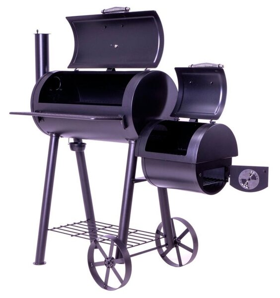 Zahradní gril s udírnou XL BBQ 2 s ochranným krytem