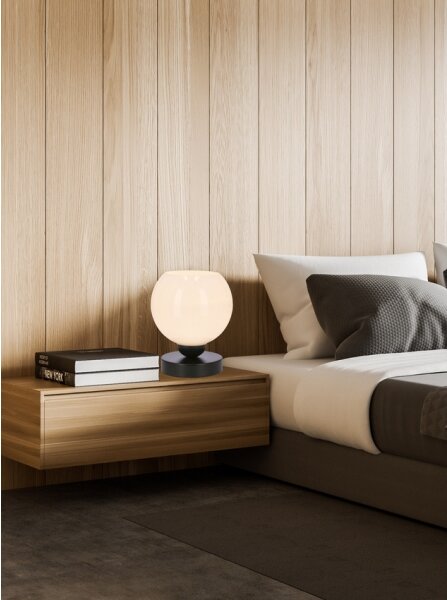 Stolní lampa CALDERA 1xE27/60W/230V černá