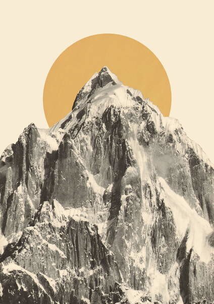 Bodart, Florent - Obrazová reprodukce Mountainscape 5, (30 x 40 cm)