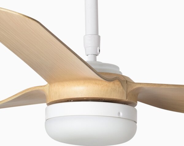 FARO 33816-20 - LED Stropní ventilátor PUNT LED/18W/230V Wi-Fi béžová/bílá + DO