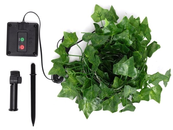 Aigostar - LED Solární řetěz 100xLED/12m IP65 teplá bílá ivy