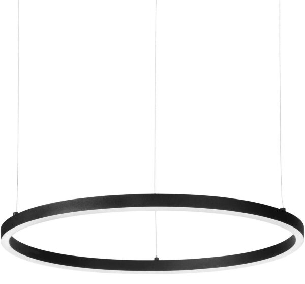 Ideal Lux - LED Lustr na lanku ORACLE LED/53W/230V 3000K pr. 90 cm černá