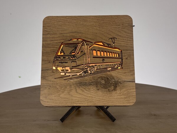 "Pendolino" lampa 19x19cm provedení povrchu: dub