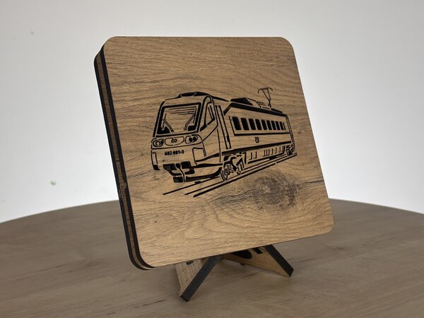 "Pendolino" lampa 19x19cm provedení povrchu: dub