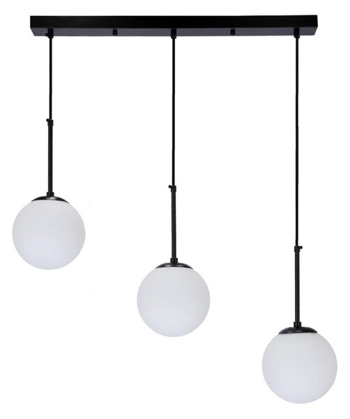 Lustr na lanku POMPEI 3xE27/40W/230V černá
