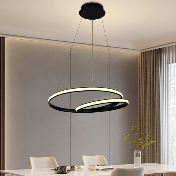 LED Stmívatelný lustr na lanku LED/65W/230V 3000-6500K + DO