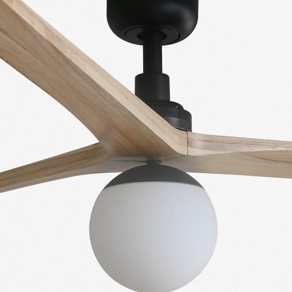 FARO 34282WT-11L-Str. vent. KLIML 1xE27/15W/230V borovice/černá pr. 150 cm WT+DO