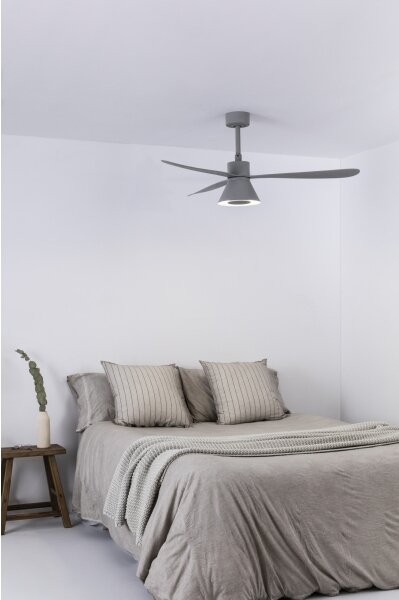 FARO 33762WT-24-LED Stm. vent. AMELIA L CONE LED/20W/230V šedá pr.132 cm WT + DO