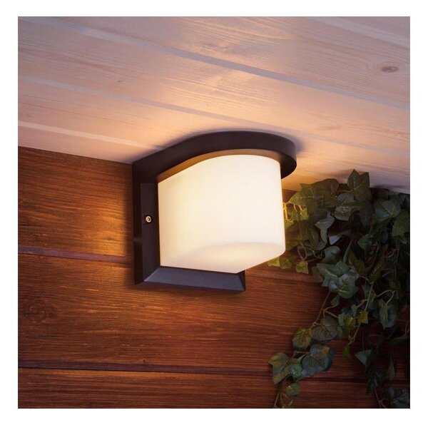 Venkovní nástěnné svítidlo PETUNIA 1xE27/60W/230V IP44 antracit