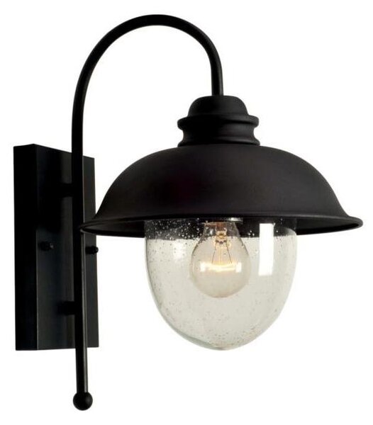 Venkovní nástěnné svítidlo ZUNA 1xE27/60W/230V IP44 černá