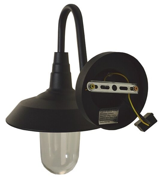 Venkovní nástěnné svítidlo NILDA 1xE27/60W/230V IP44 černá