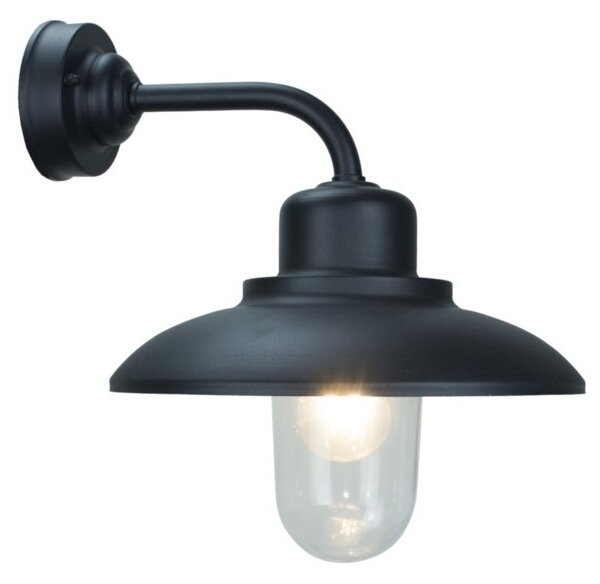 Venkovní nástěnné svítidlo BARD 1xE27/60W/230V IP44 černá