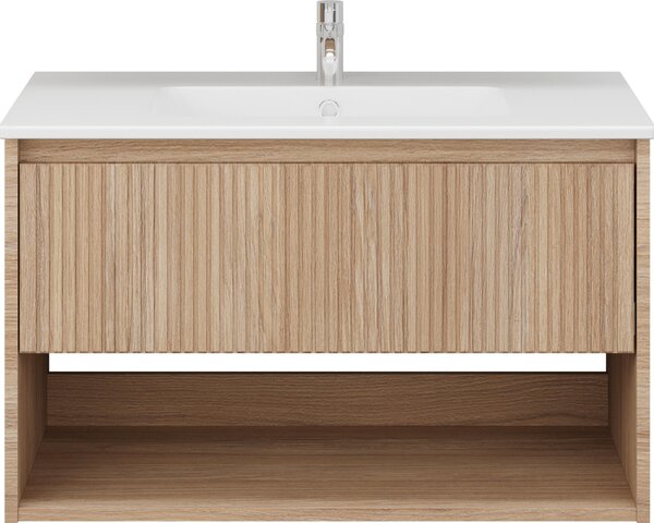 SKŘÍŇKA S UMYVADLEM, barvy dubu, barvy dubu, 80 cm Stylife - Koupelnové série