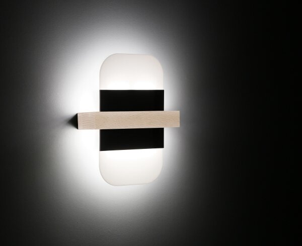 LED Nástěnné svítidlo APRIL LED/6W/230V bílá/černá