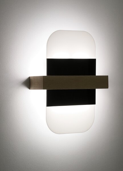 LED Nástěnné svítidlo APRIL LED/6W/230V bílá/černá