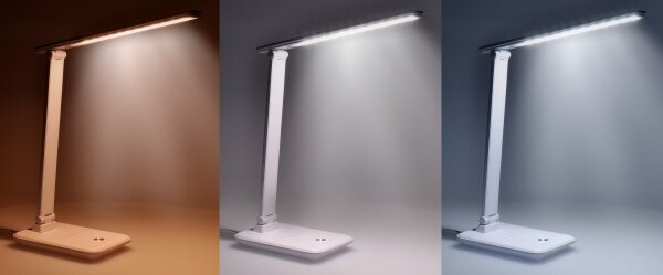 Solight WO64-W - LED Stmívatelná stolní lampa LED/10W/230V 3000/4500/6000K bílá
