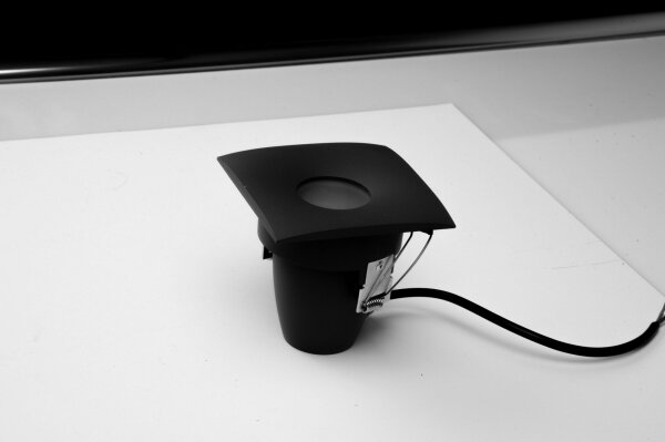 Azzardo AZ5392 -Koupelnové podhledové svítidlo ROMOLO 1xGU10/50W/230V IP65 černá