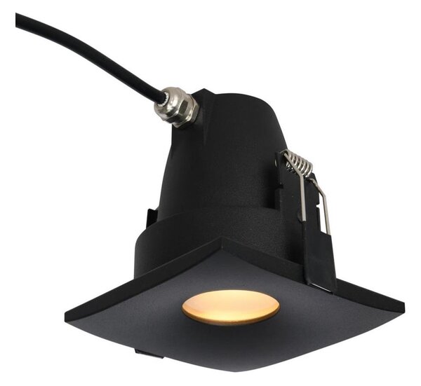 Azzardo AZ5392 -Koupelnové podhledové svítidlo ROMOLO 1xGU10/50W/230V IP65 černá
