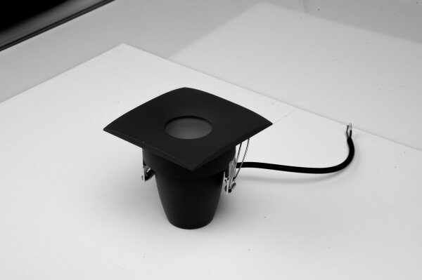Azzardo AZ5392 -Koupelnové podhledové svítidlo ROMOLO 1xGU10/50W/230V IP65 černá