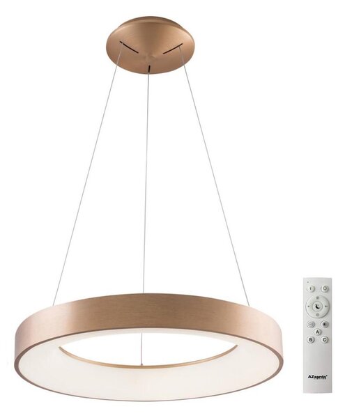 Azzardo AZ5009 - LED Stmívatelný lustr na lanku SANTANA LED/50W/230V zlatá + DO