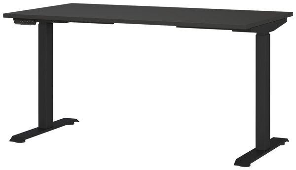 PSACÍ STŮL, černá, 140/80/72-118 cm Novel - Kancelářské stoly