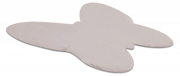 Makro Abra Kusový koberec SHAPE 3150 Motýl protiskluzový vhodný k praní shaggy růžový Rozměr: 80x80 cm