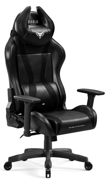 Herní židle z ekokůže Normal Size, černá: Diablo X-Horn 2.0