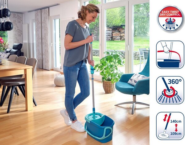 Leifheit Clean Twist Ergo mop s kbelíkem a tyčí 52101