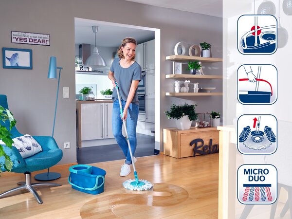 Leifheit Clean Twist Ergo mop s kbelíkem a tyčí 52101